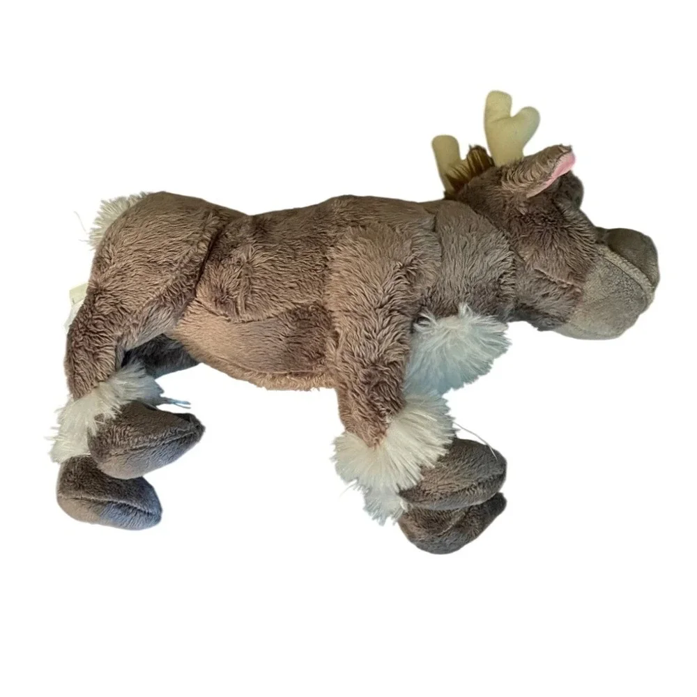 Disney Store Frozen Sven Reindeer Stuffed Animal Toy Brown Official 15